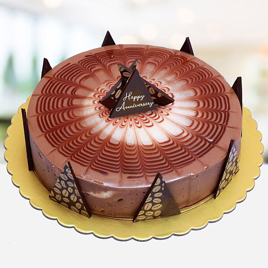 Happy Anniversary Cappuccino Cake 1.5 Kg