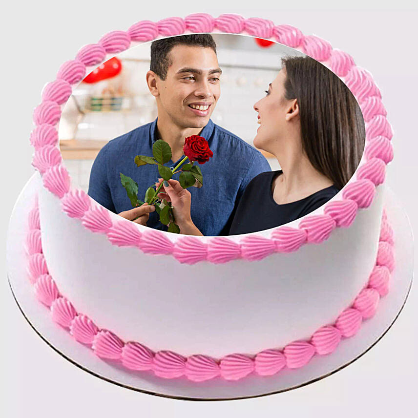 Memorable Anniversary Photo Cake 1 Kg