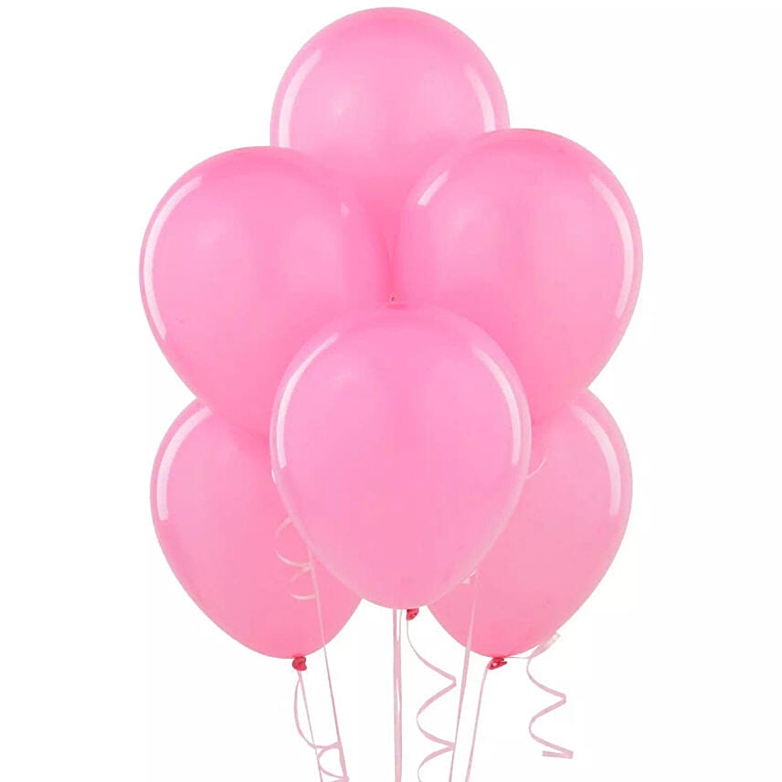 Pink Helium Balloons