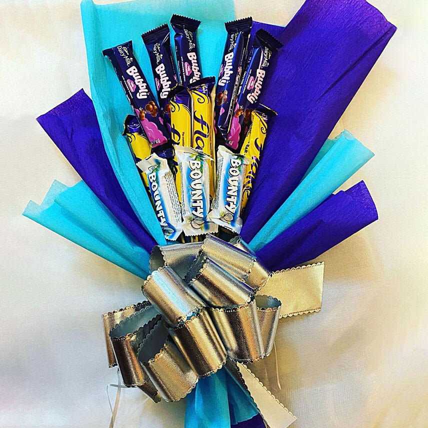 Online Chocolate Bouquet Gift Delivery in Qatar FNP