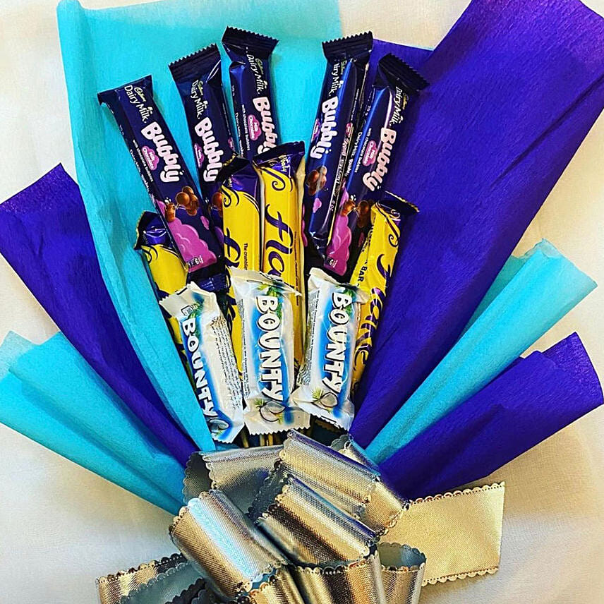 Online Chocolate Bouquet Gift Delivery in Qatar FNP