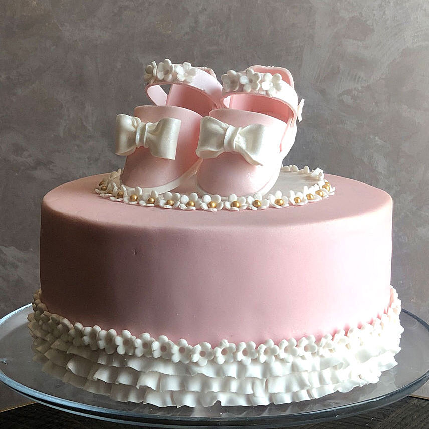 Baby Shower Vanilla Cake