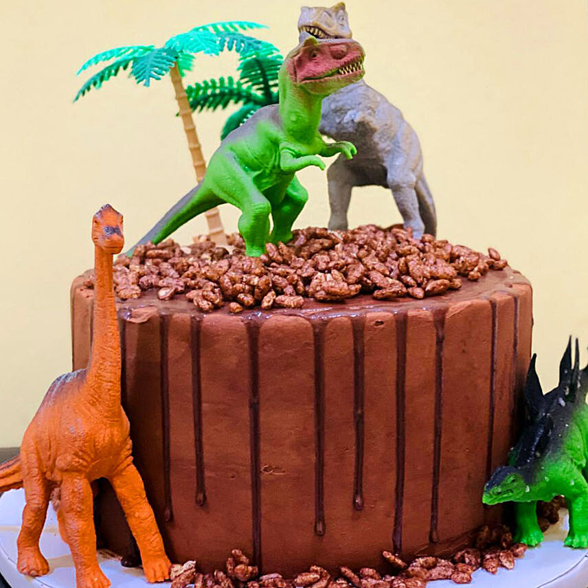 Dinosaur Chocolate Cake