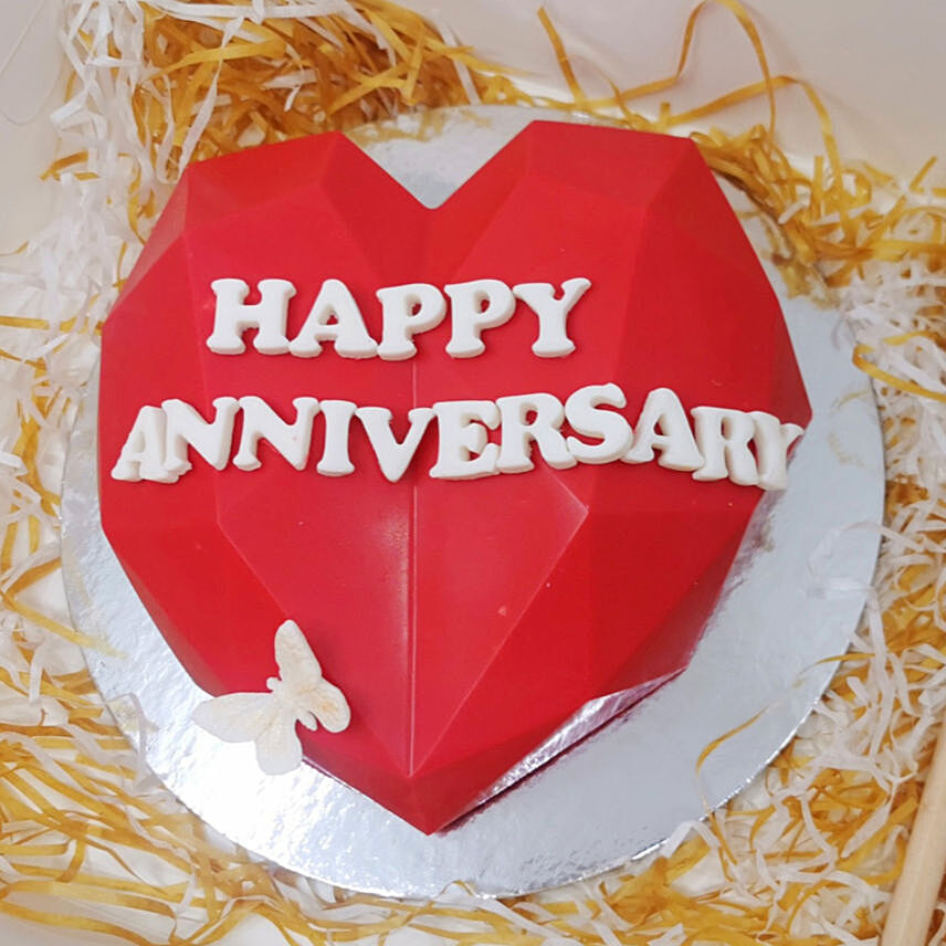 Happy Anniversary Pinata Cake