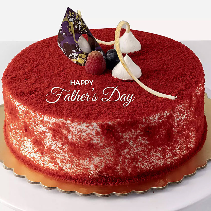 Red Velvet Cake For Father Half Kg