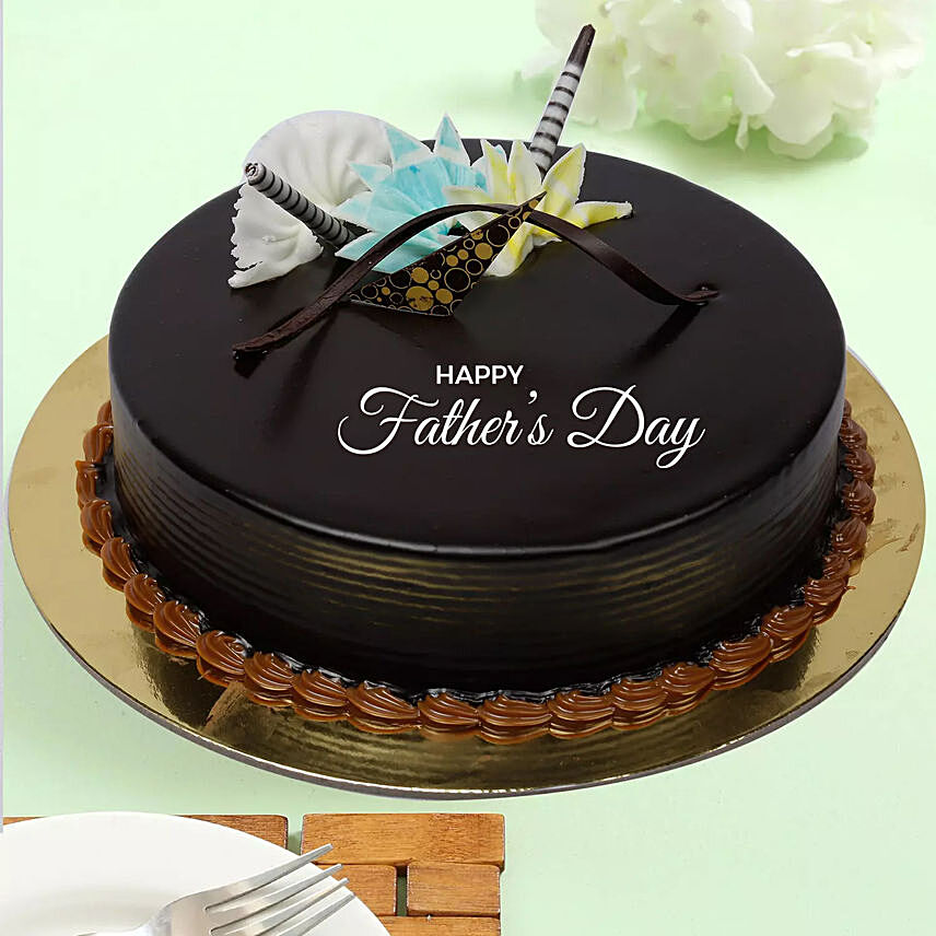 Chocolate Cake For Fathers Day Half Kg