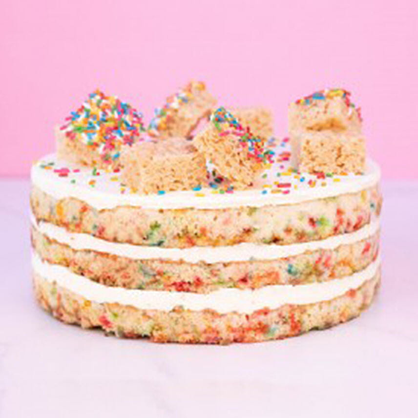 White Velvet Party Cake