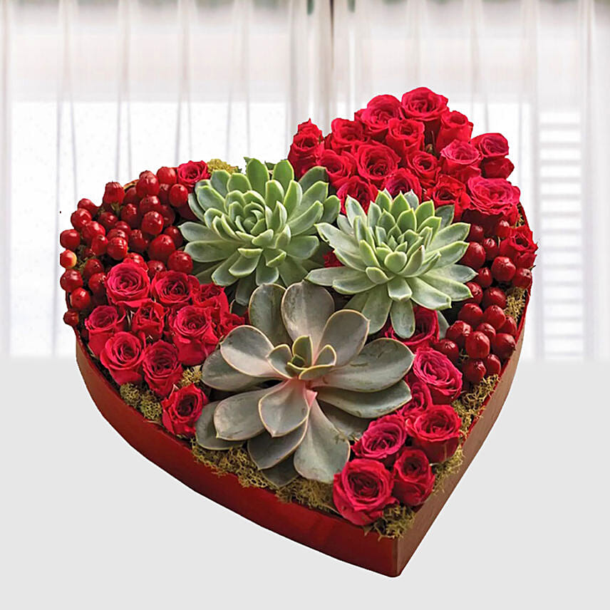 Special Heart Shaped Arrangement