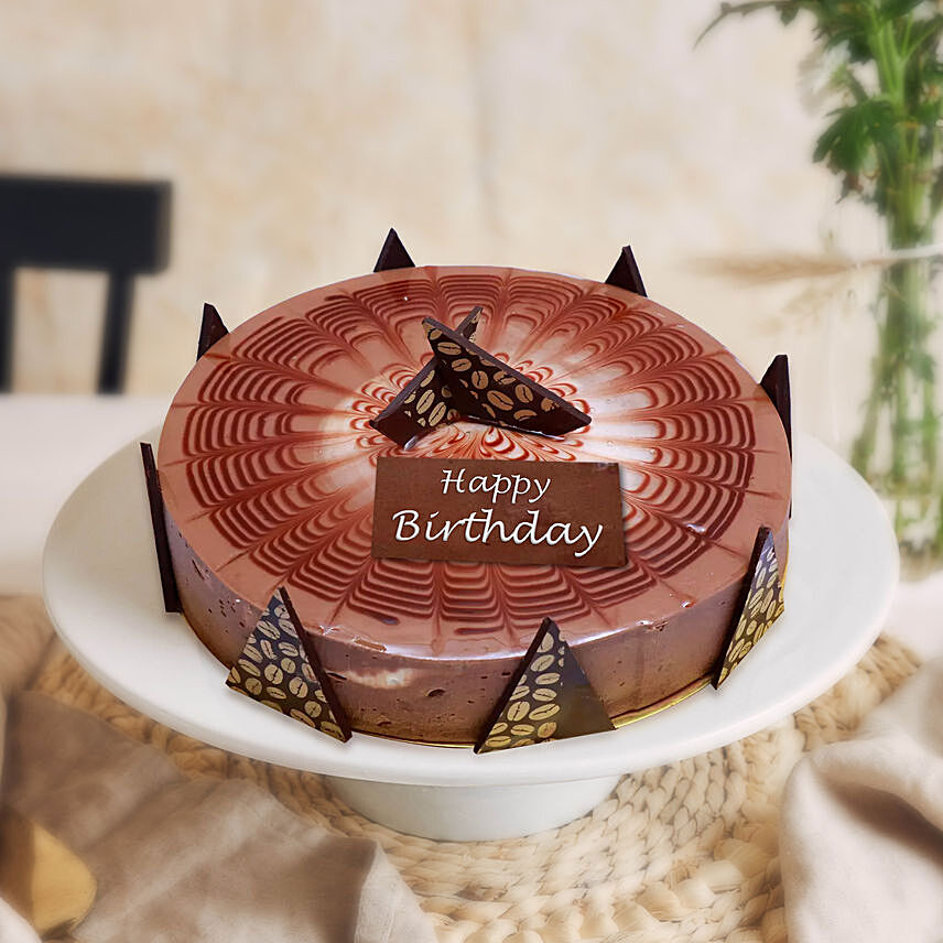 Cappuccino Birthday Cake Half Kg