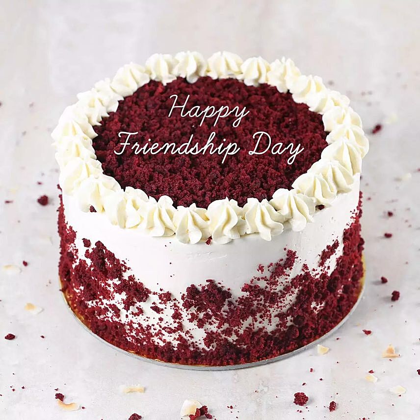 Red Velvet Cake For Friendship Day 1 Kg