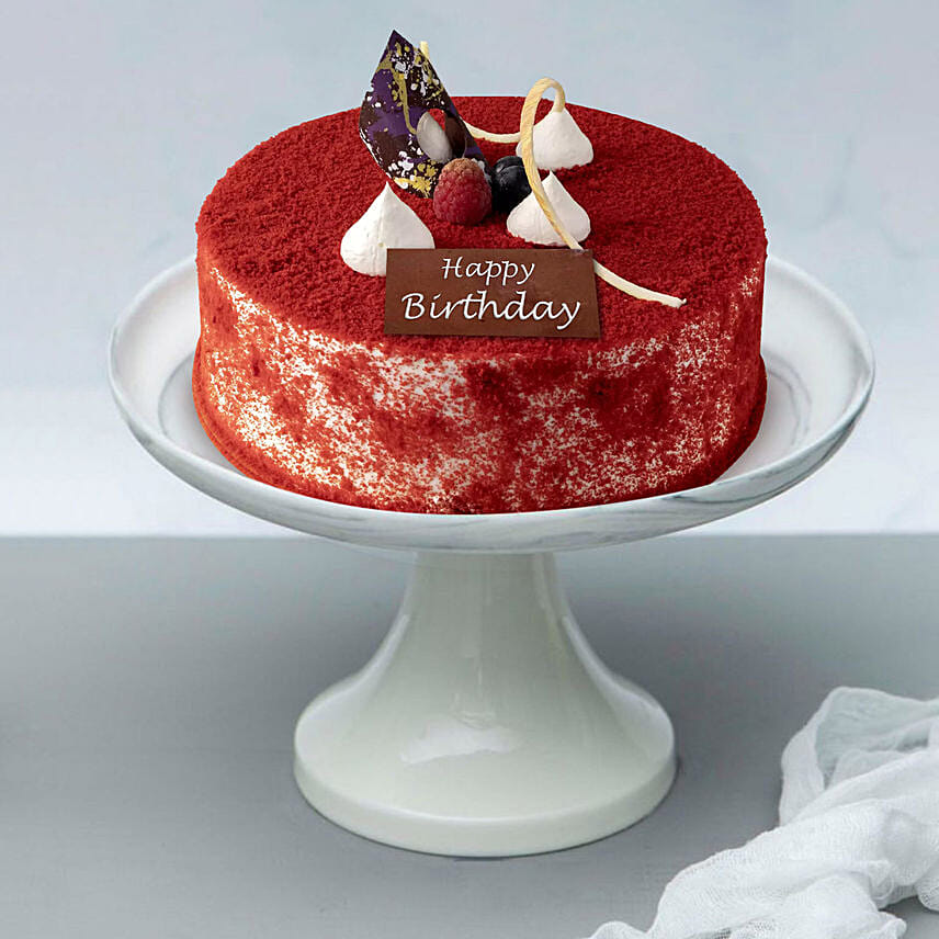 Velvety Birthday Surprise Cake Half kg