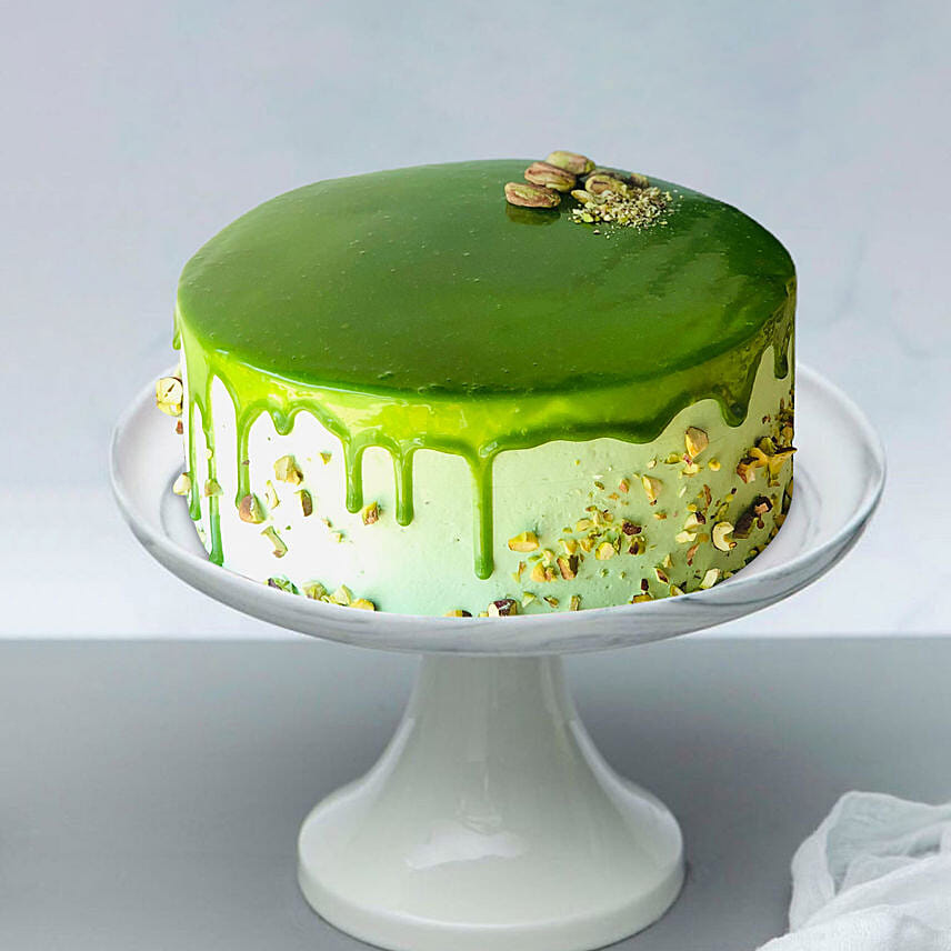 Go Green Pistachio Cake Half Kg