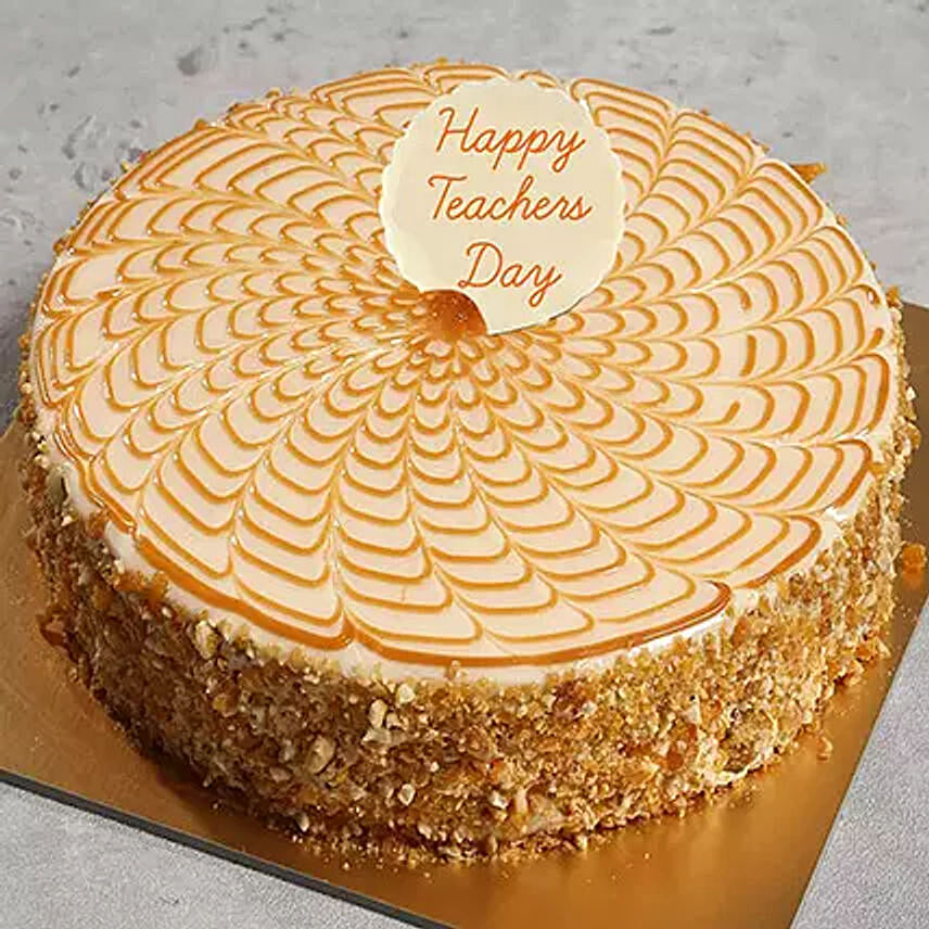 Teachers Day Butterscotch Cake 1 Kg
