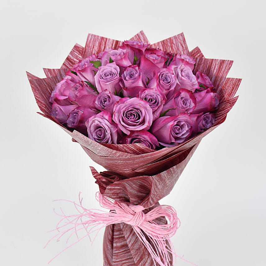 35 Purple Roses Bouquet