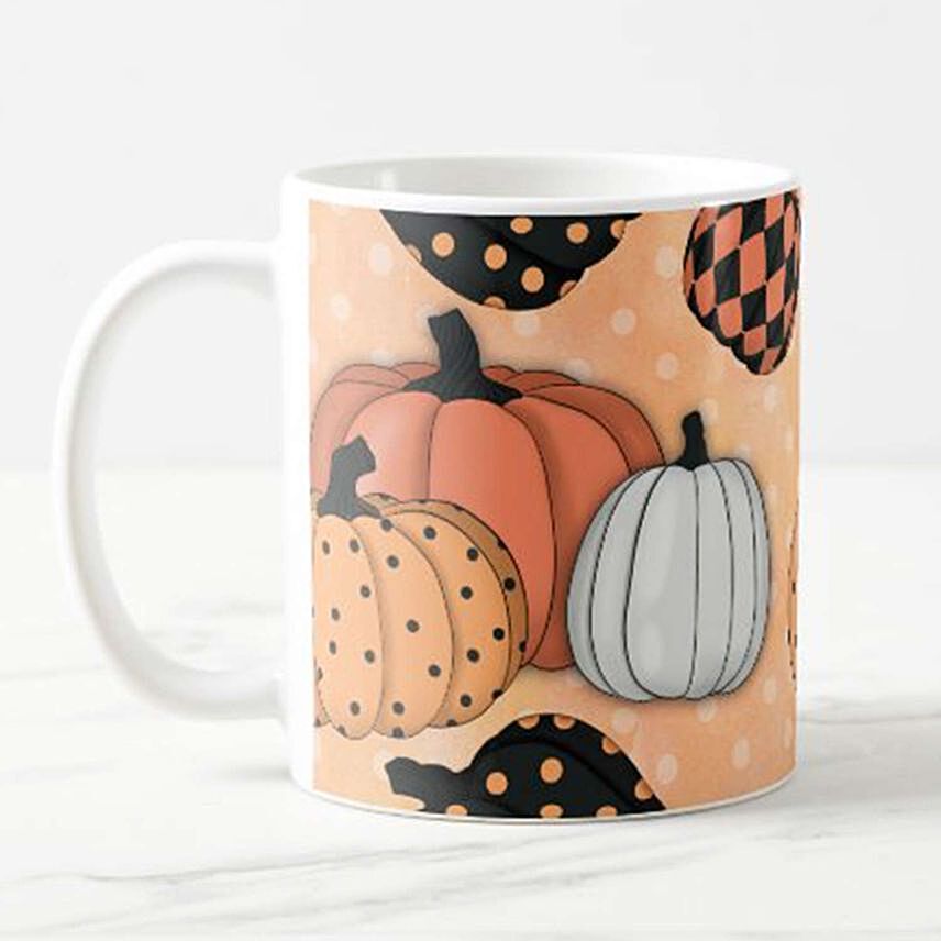 Pumpkin Kisses And Wishes Mug
