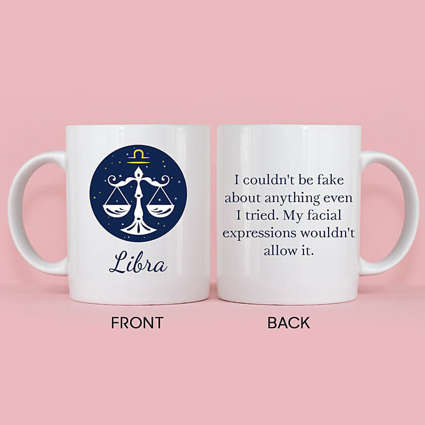 White Mug For Libra