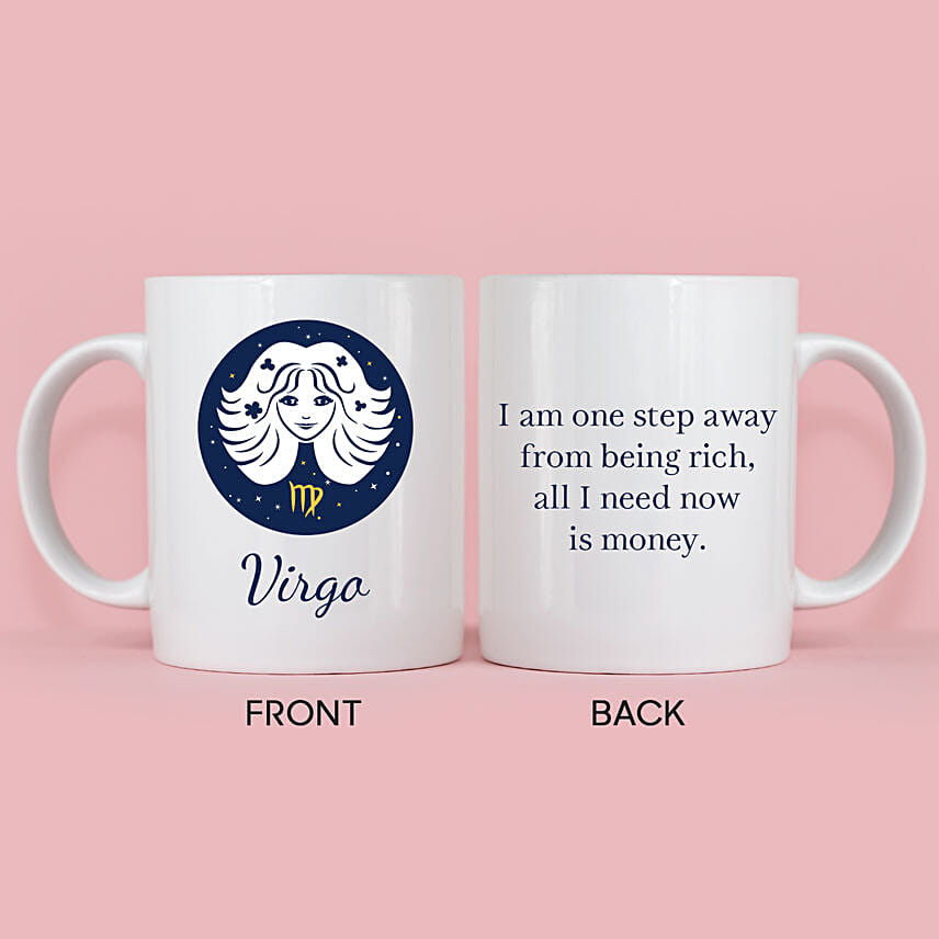 White Mug For Virgo