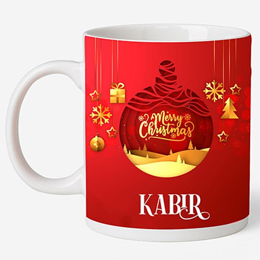 Personalised Christmas Wishes Mug