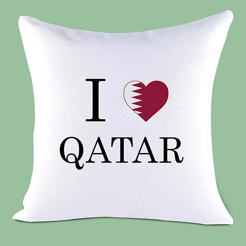 I Love Qatar Cushion