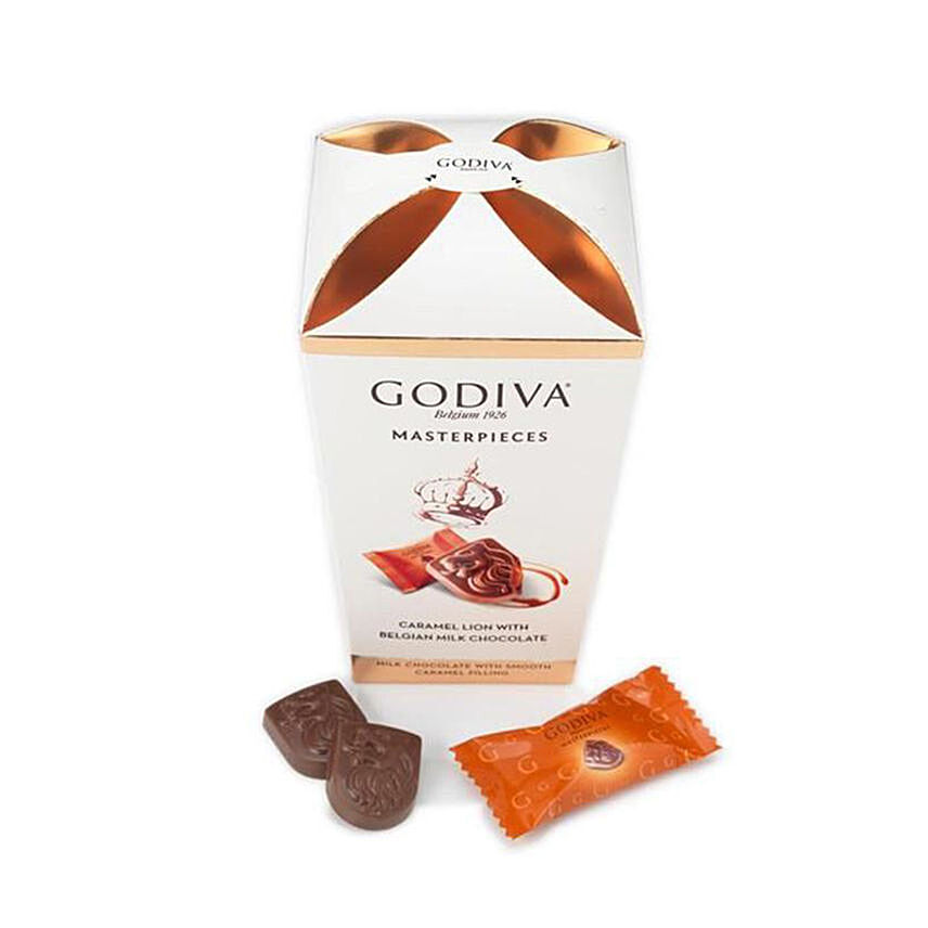 Godiva Milk Chocolate Caramel Lion
