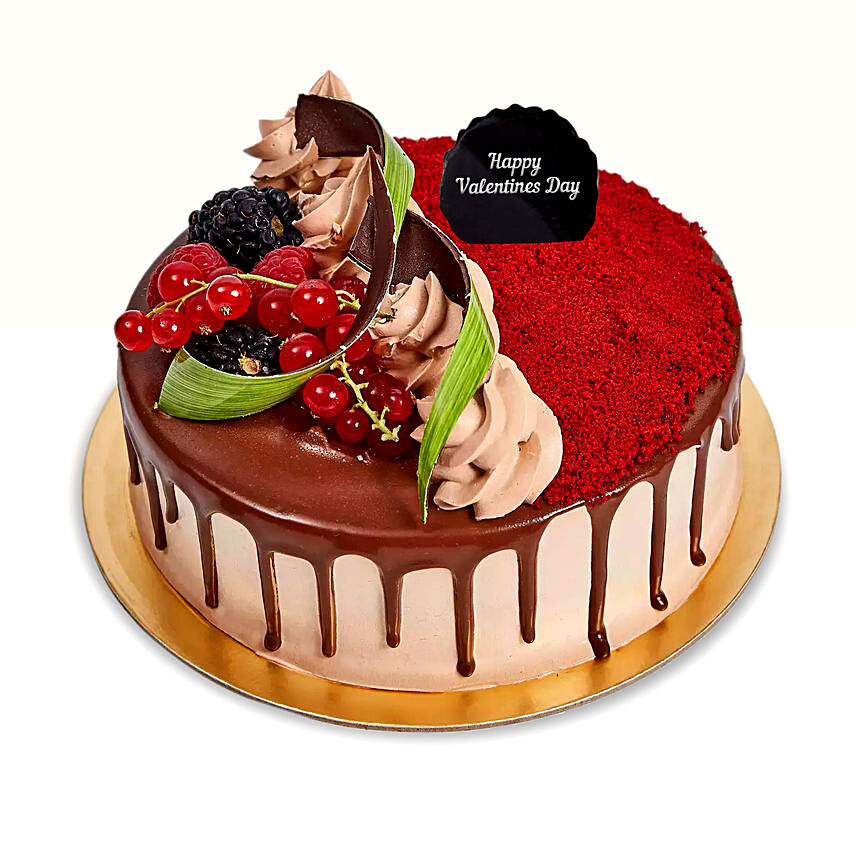 Choco Velvet Valentine Cake Half Kg