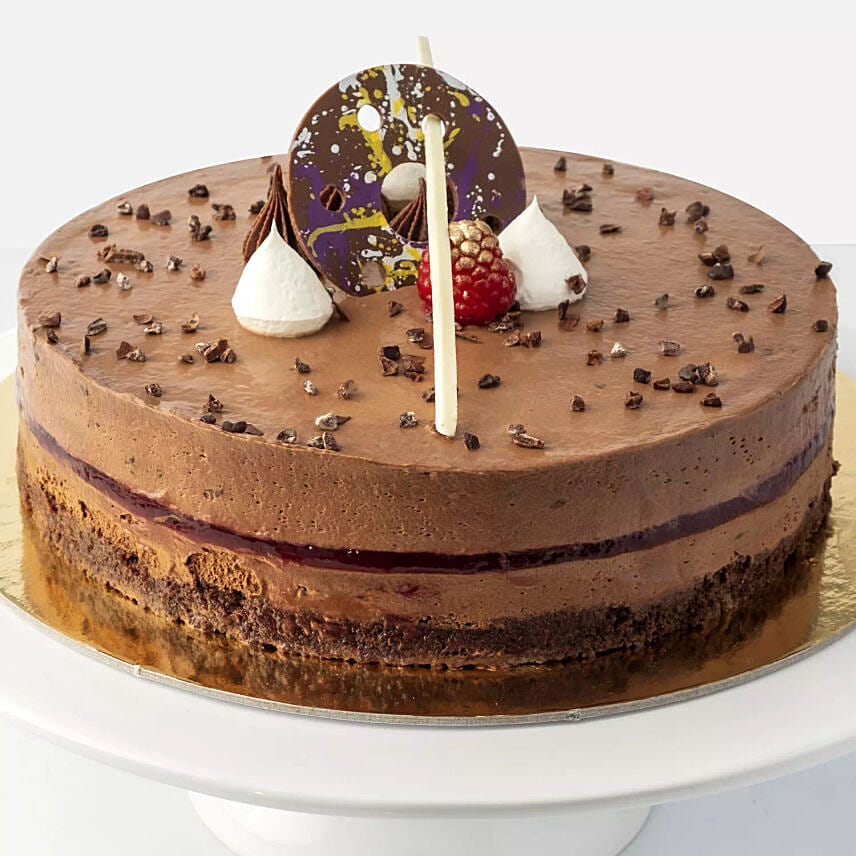 Chocolate Raspberry Cake Four Portions