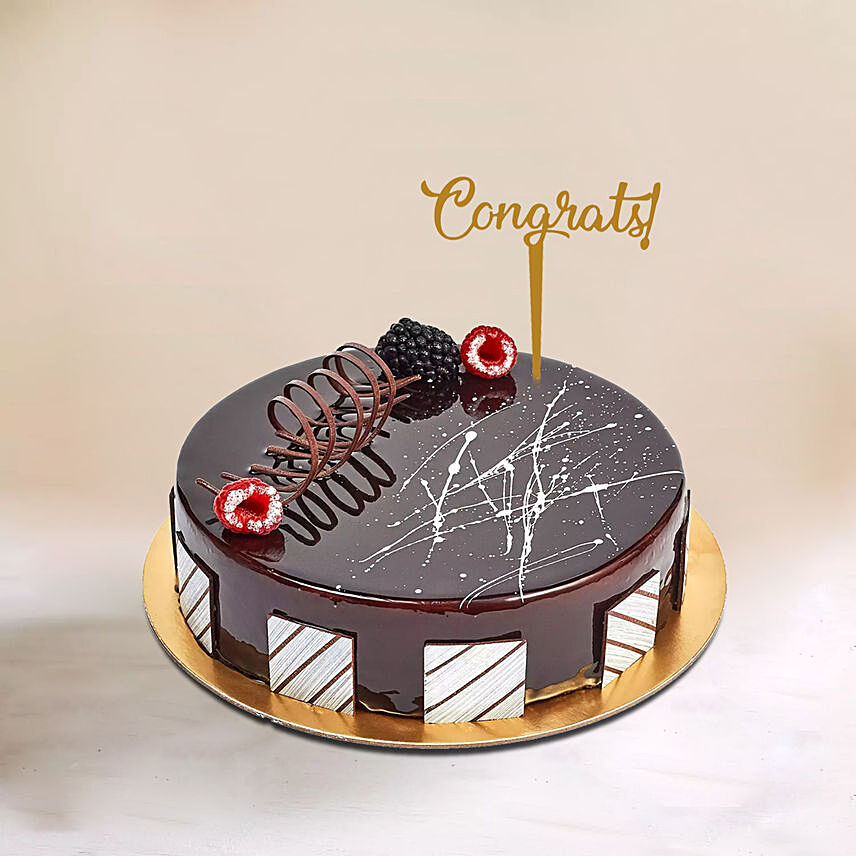Congrats Chocolate Cake 1 Kg