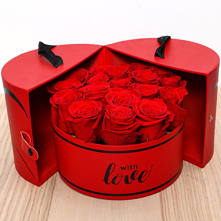 Luxurious Red Roses Box
