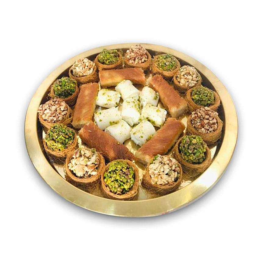 Spread of Premium Assorted Sweets Tray