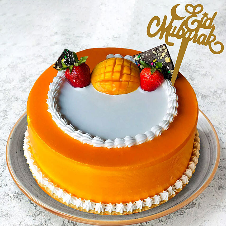 Eid Mubarak Mango Cake Half Kg