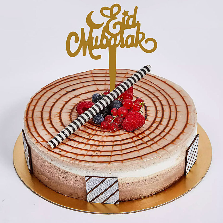 Eid Mubarak Triple Chocolate Cake 1 Kg