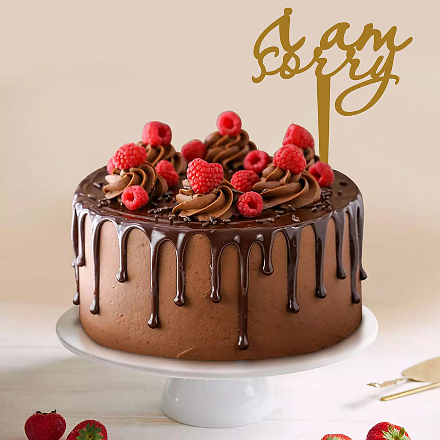 I Am Sorry Chocolate Cake 1 Kg