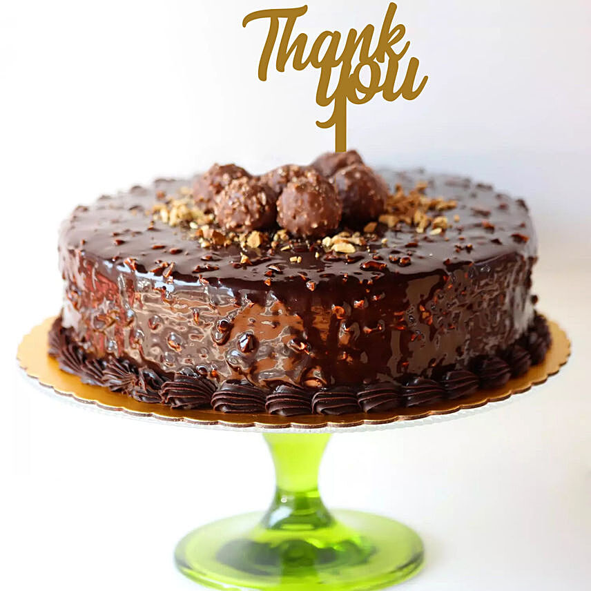 Thank You Chocolate Cake 1.5 Kg
