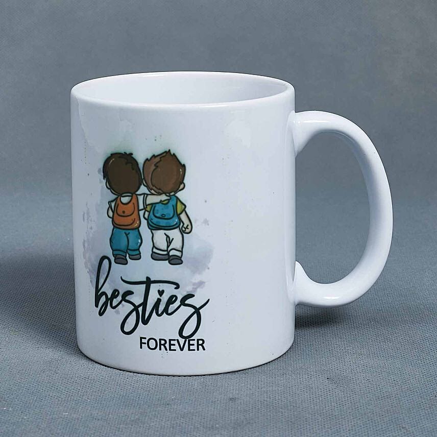 Besties Forever White Mug