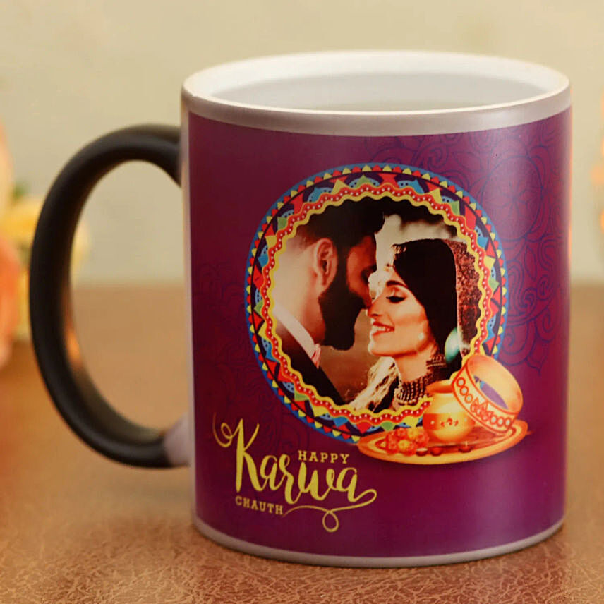 Personalised Karwa Chauth Magic Mug