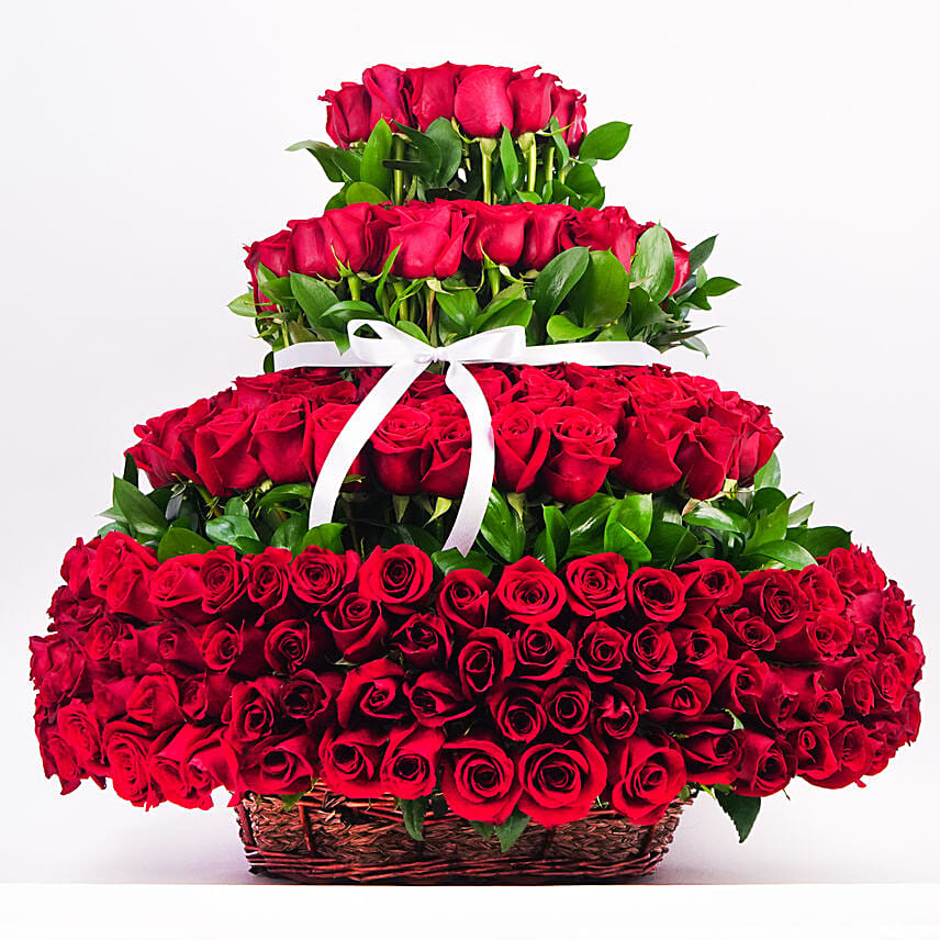 Basket of 400 Roses Glory