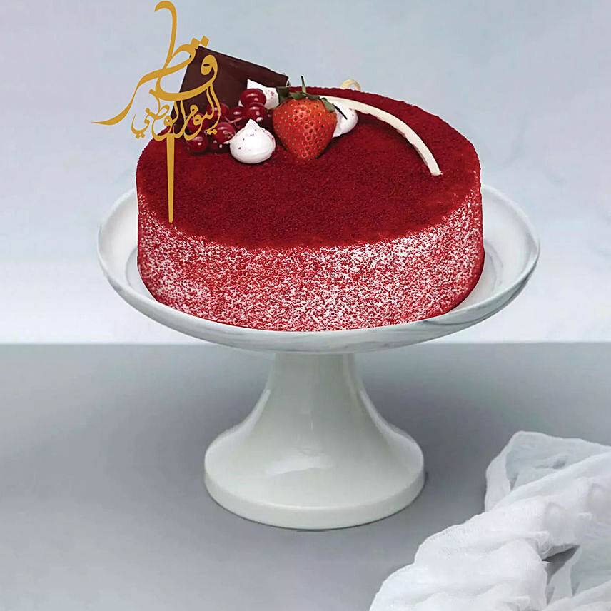 Qatar National Day Special Red Velvet Cake