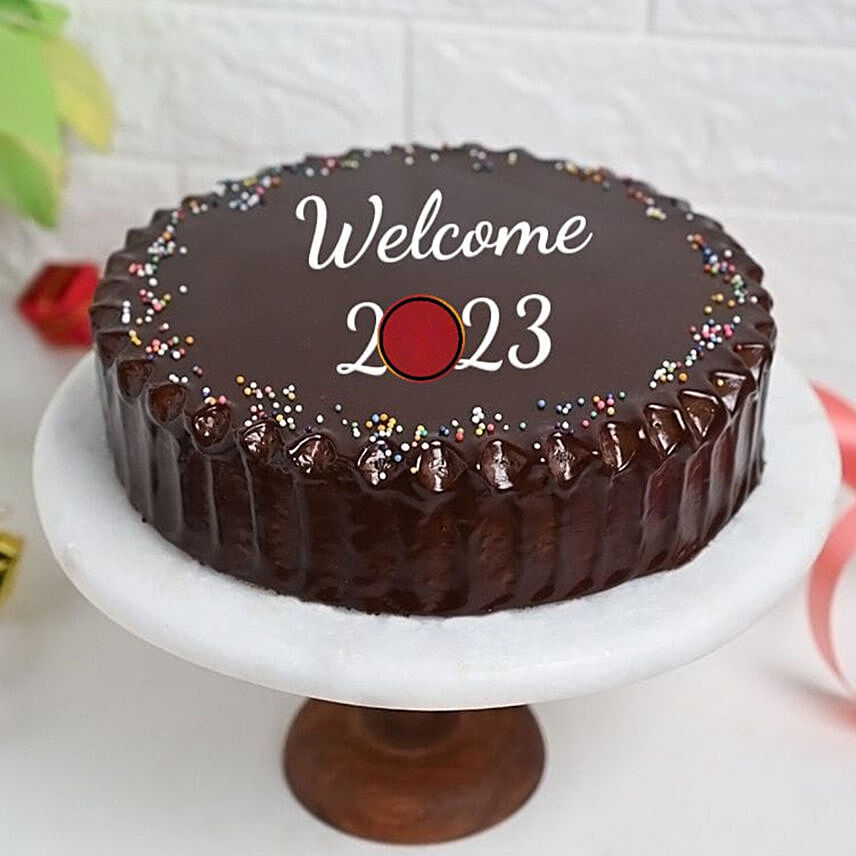 Welcome 2023 Chocolate Cake