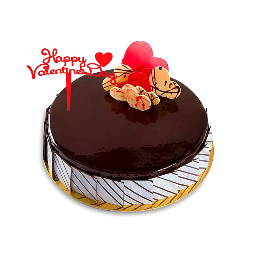 Choco Fudge Valentine Cake