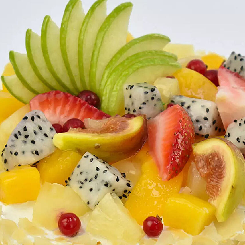 Online Fresh Fruit Cake Half Kg Gift Delivery in Qatar - FNP