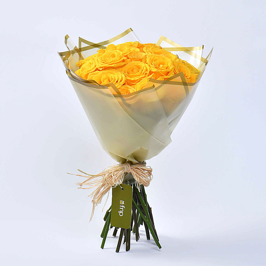 Bouquet of 20 Yellow Rose