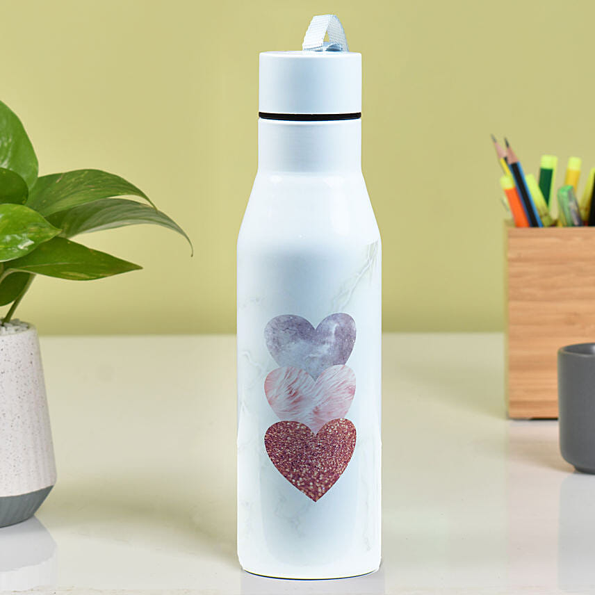 Beautiful Heart Printed Bottle