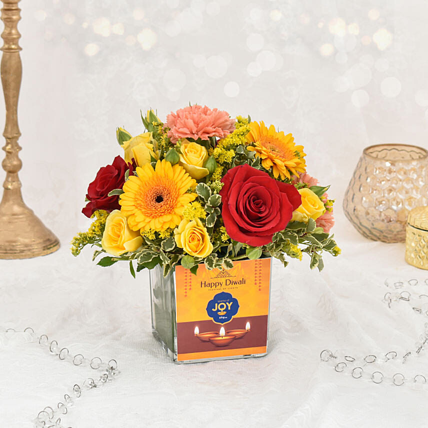 Sparks of Joy Diwali Flower Arrangement