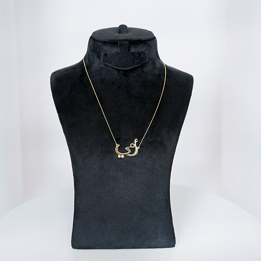 Gold Plated Silver Omi Necklace