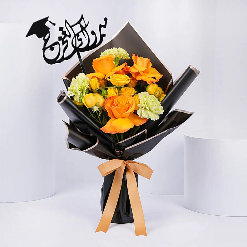 Colorful Roses Bouquet | Graduation Day
