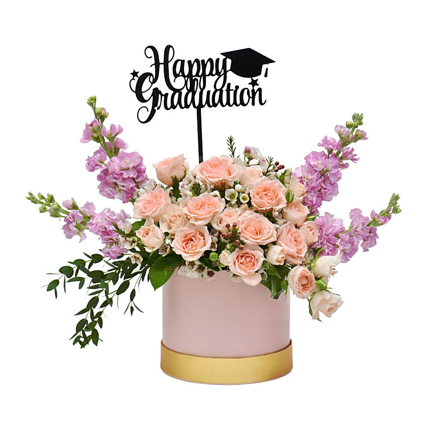 Dazzling Floral Box Arrangment | Graduation Day