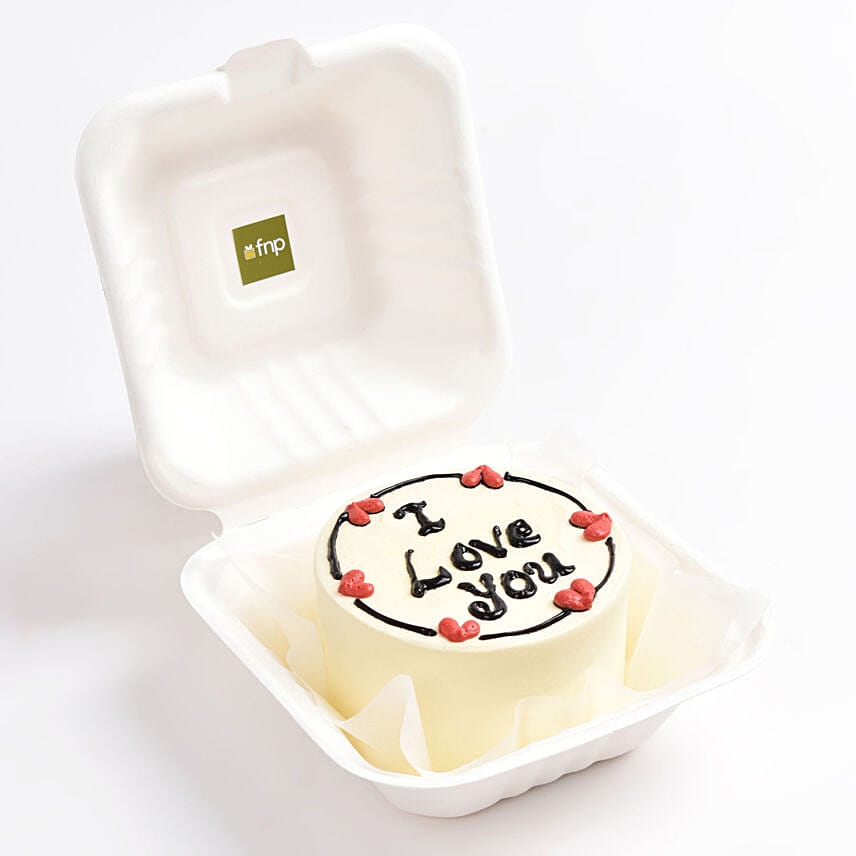 I Love You Bento Cake