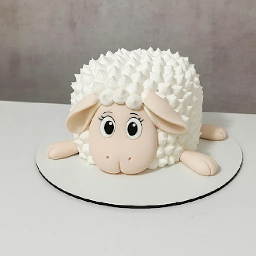 Cuddle Lamb Cake: 