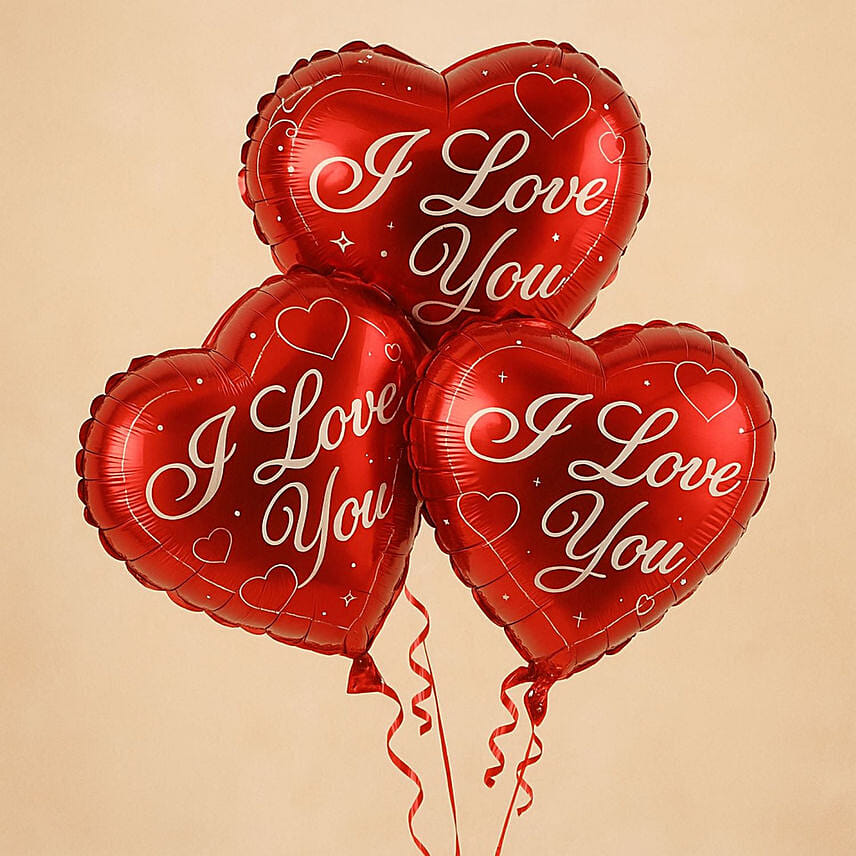 I Love You Foil Balloons I Love You Foil Balloons: Send Gifts to Qatar