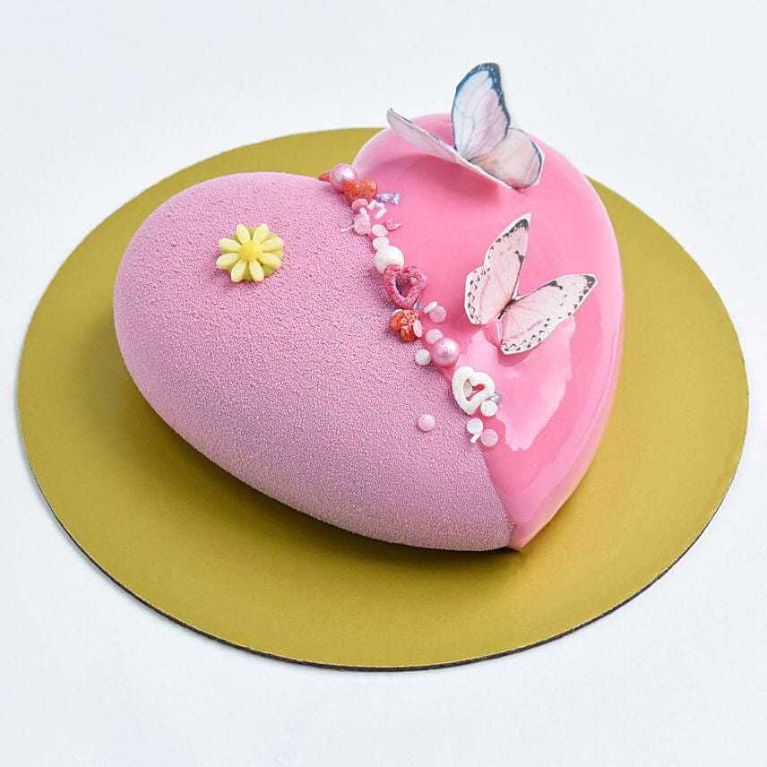 Premium Heart Shaped Chocolate Cake: 